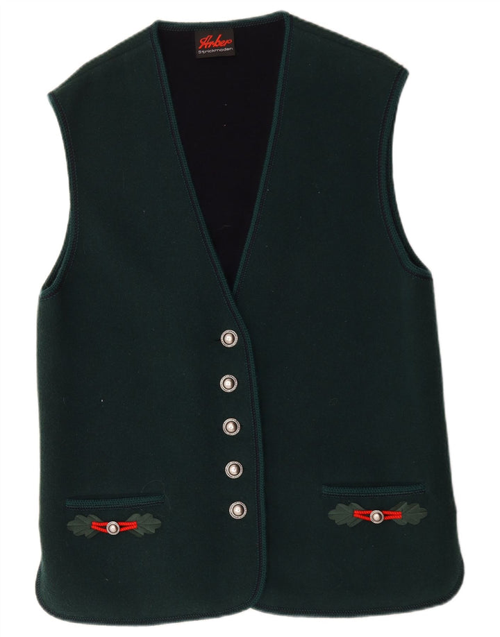 Женский жилет Arber Strickmoden UK 18 XL, зеленая шерсть