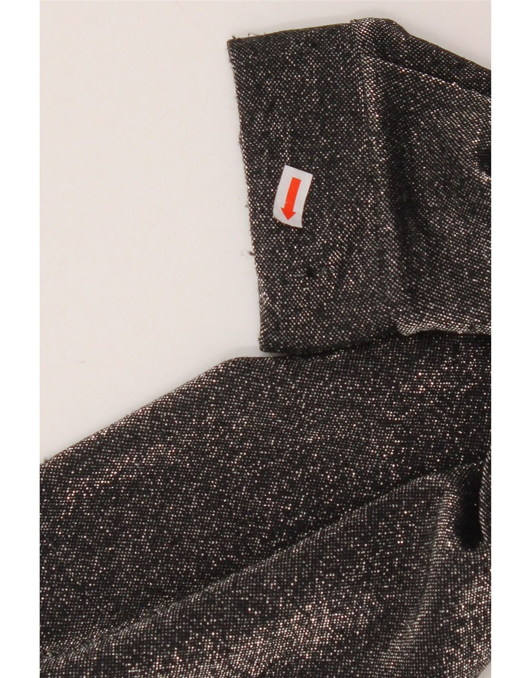 Женская блузка-рубашка оверсайз VINTAGE UK 16, большой черный полиэстер с крапинками