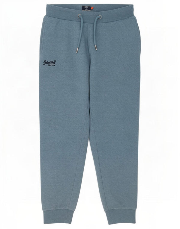 Женские спортивные брюки Superdry Joggers UK 16, большие W32 L28, синий хлопок