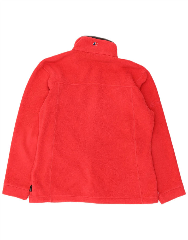 Женская флисовая куртка Berghaus UK 14, большой красный полиэстер