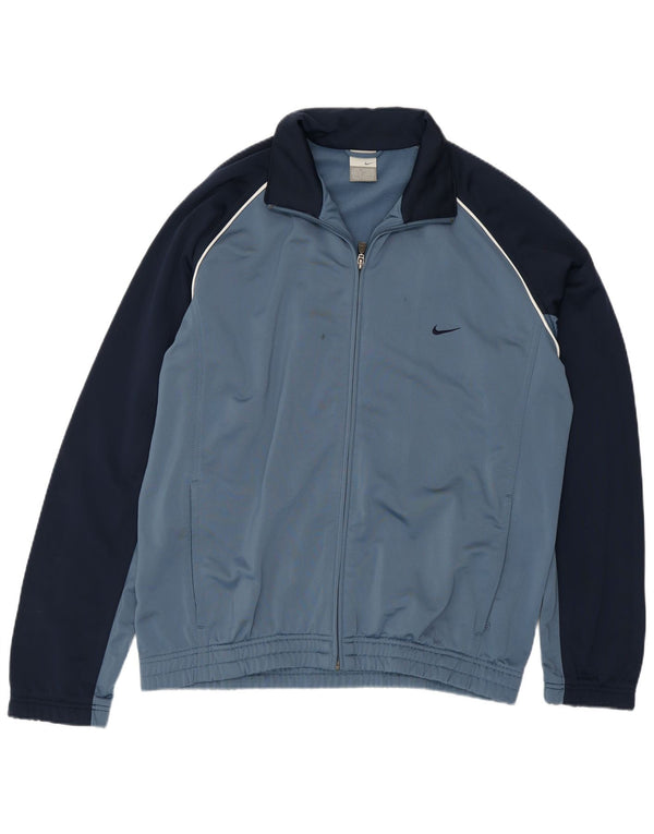 Мужской спортивный костюм Nike Top Jacket UK 41/43, большой темно-синий с цветными блоками