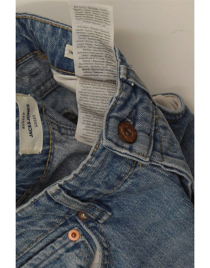 Мужские узкие джинсы Jack & Jones W27 L32, синий хлопок