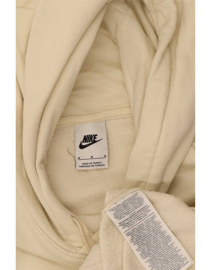 Мужской джемпер с капюшоном Nike среднего размера, белый, хлопковый