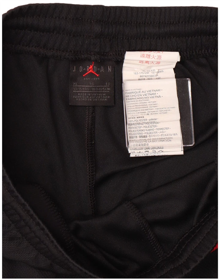 Спортивные шорты Jordan для мальчиков с рисунком 13–14 лет, XL, черный полиэстер