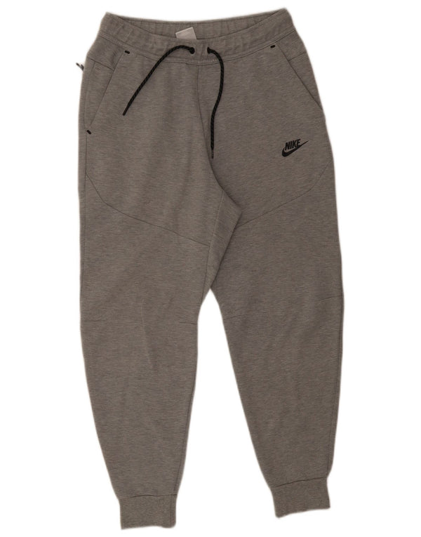 Мужские спортивные брюки Nike, маленькие серые хлопковые брюки для бега