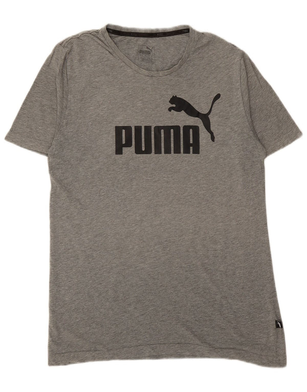 Мужская футболка с рисунком PUMA, средний серый