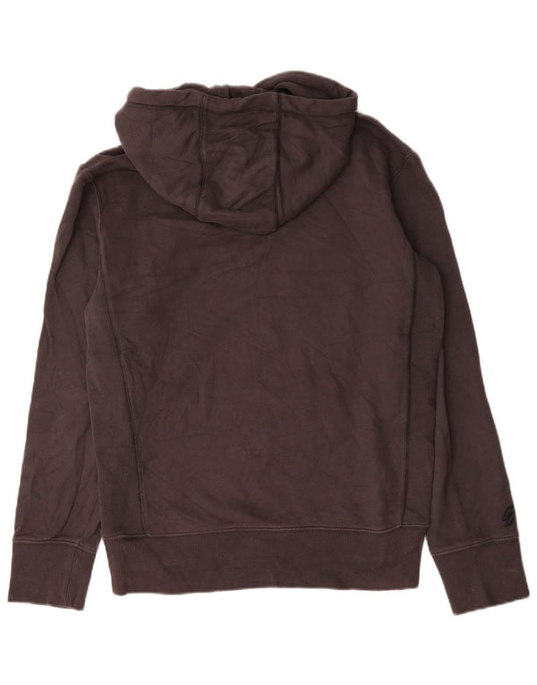 Мужской джемпер с капюшоном Superdry, маленький серый, хлопок