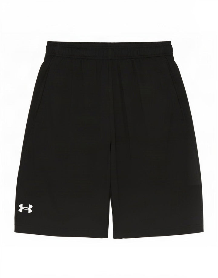 Мужские спортивные шорты Under Armour, средний черный полиэстер