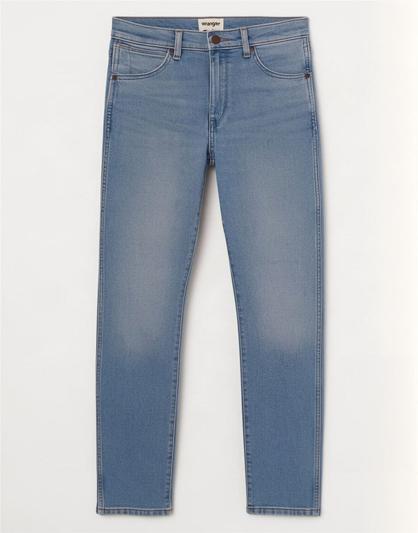 Мужские джинсы Wrangler Larston Slim W28 L32, синий хлопок