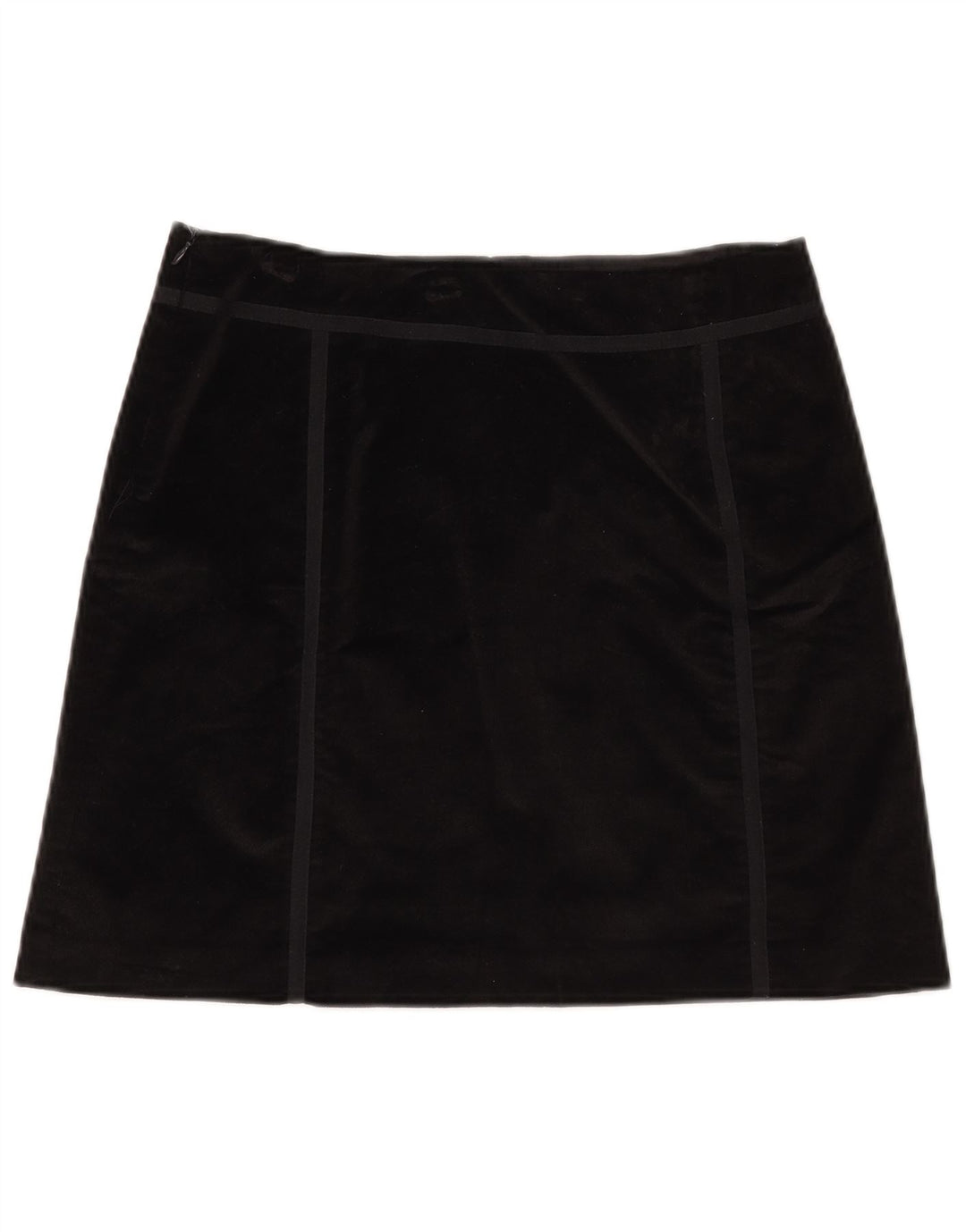 Женская бархатная мини-юбка Penny Black UK 12 Medium W30 Черная вискоза