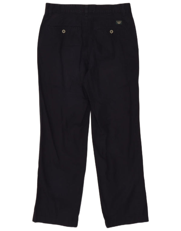 Dockers Мужские прямые брюки-чиносы W32 L29 Темно-синие, хлопок