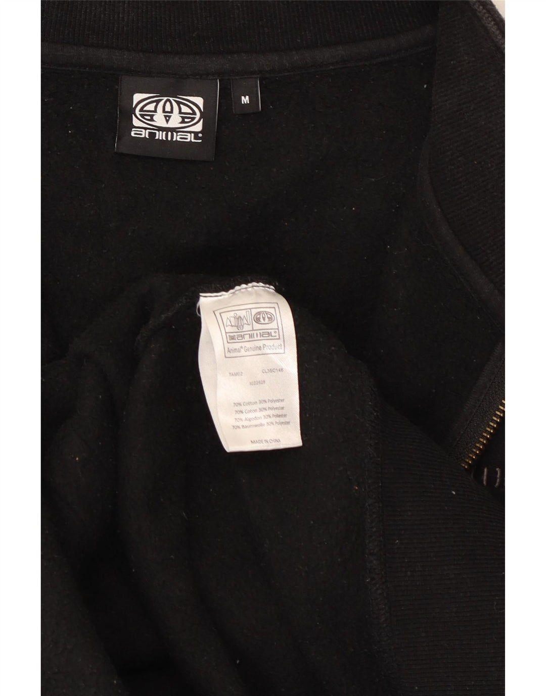 Мужской спортивный костюм с рисунком животных, верхняя куртка, средний черный хлопок, хлопок