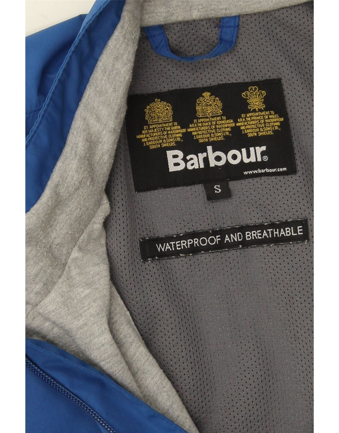 Мужская ветровка Barbour UK 36, маленькая синяя