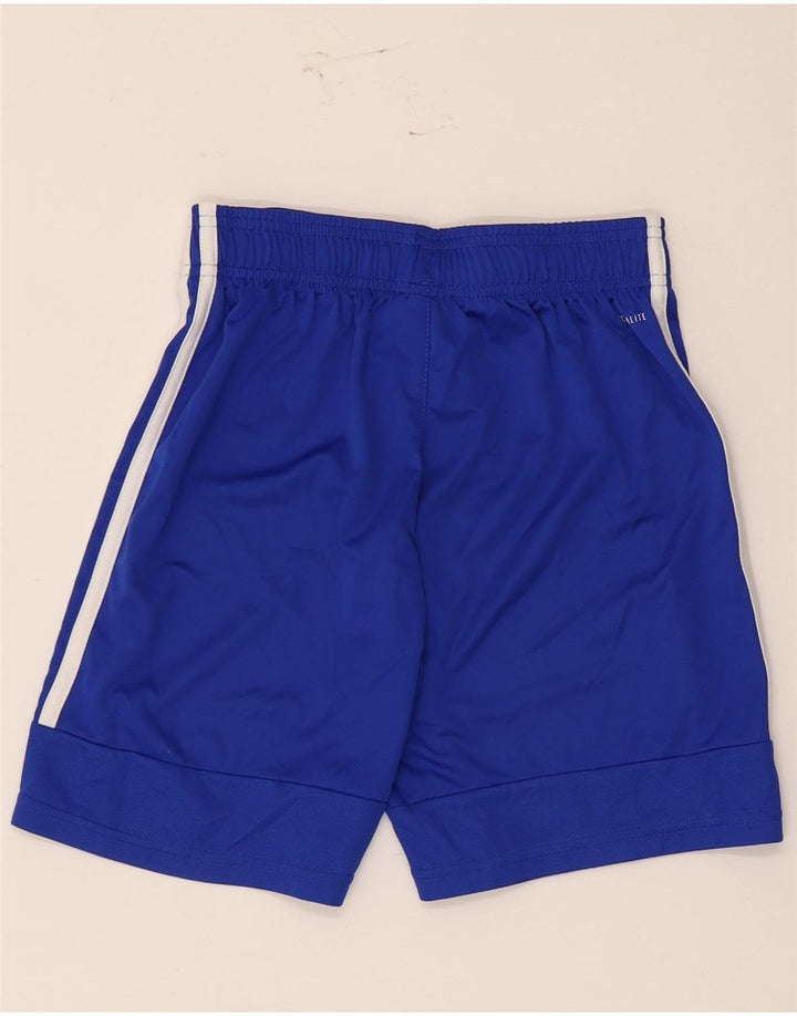Спортивные шорты Adidas Climalite для мальчиков 11-12 лет, синие, полиэстер