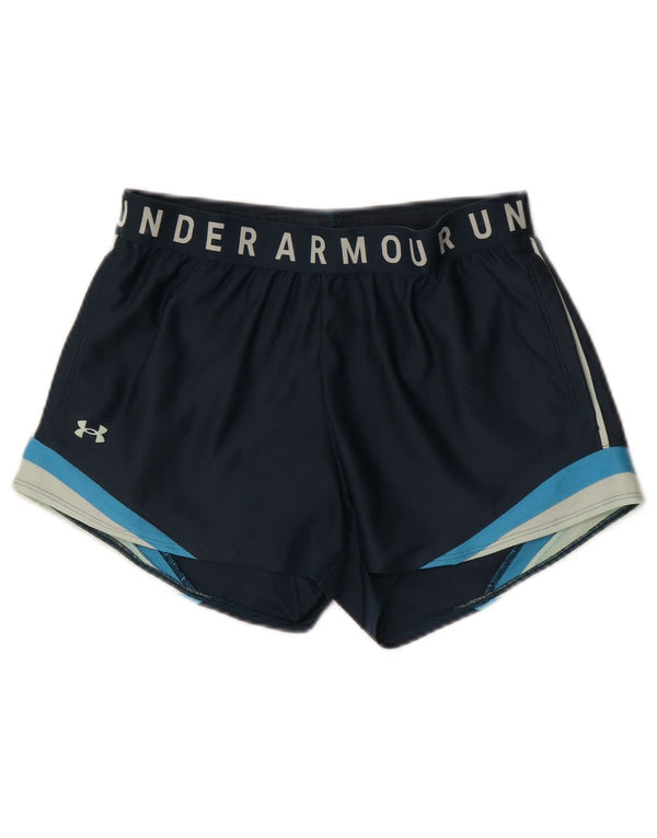 Женские спортивные шорты Under Armour Heat Gear UK 10, маленькие, темно-синие