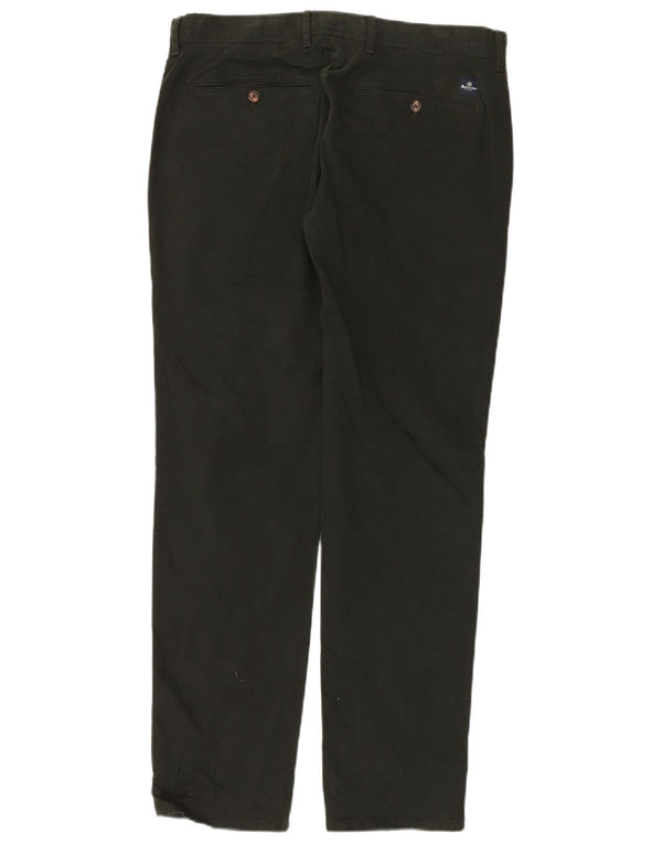 Мужские узкие брюки-чинос Aquascutum W34 L32, зеленый хлопок