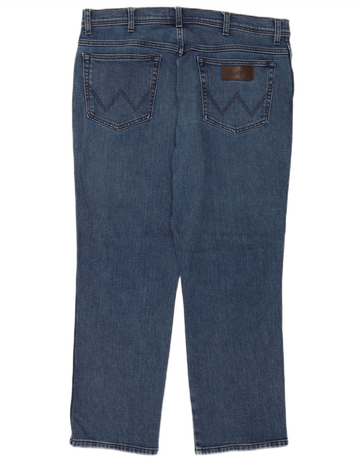 Мужские прямые джинсы Wrangler Texas W38 L30, синий хлопок
