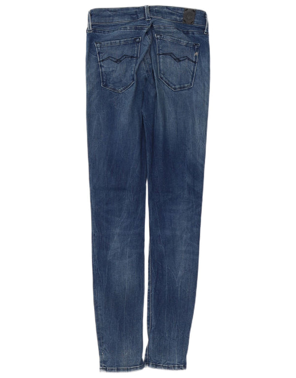 Женские джинсы скинни REPLAY W25 L29 Темно-синие