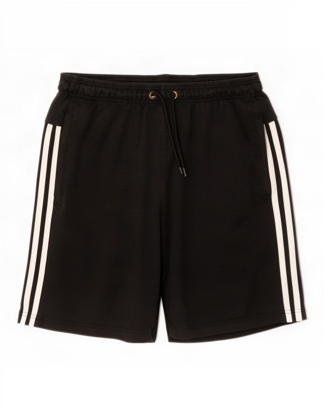 Женские спортивные шорты Adidas UK 12, средние черные хлопковые
