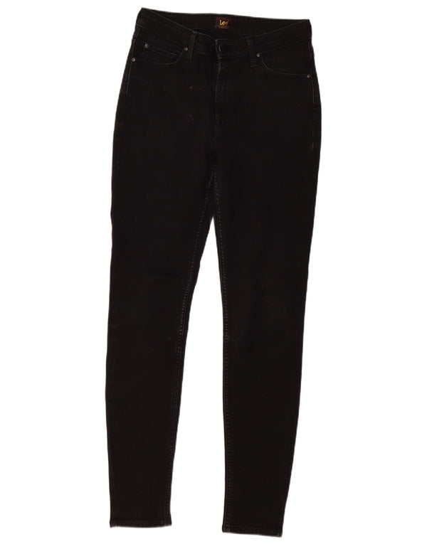 Женские джинсы скинни Lee Scarlett с высокой талией W30 L33, черный хлопок