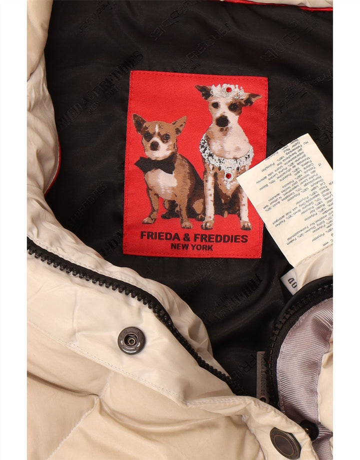 Женский утепленный жилет FRIEDA & FREDDIES EU 40, средний, бежевый, полиэстер