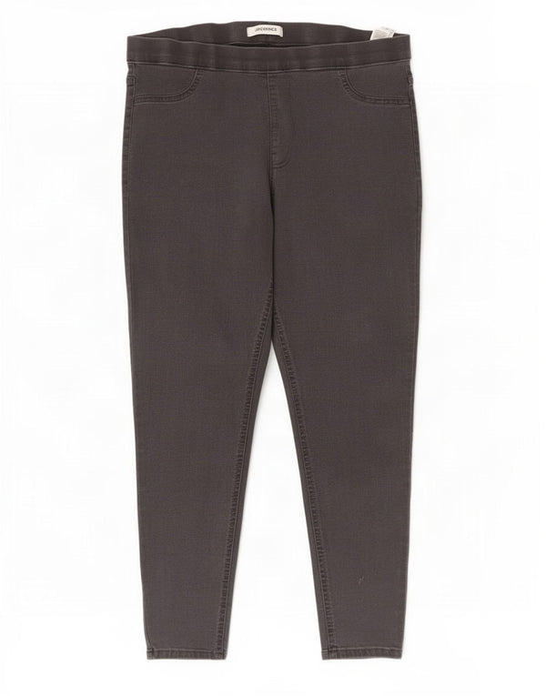 Женские укороченные джинсы джеггинсы Marks & Spencer UK 16, большие W34 L25, серые, хлопковые