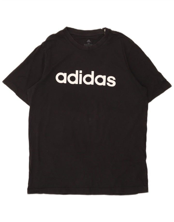 Мужская футболка Adidas Regular с рисунком, средний черный
