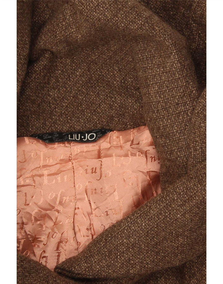 Женское пальто Liu Jo IT 42 Medium Brown Wool