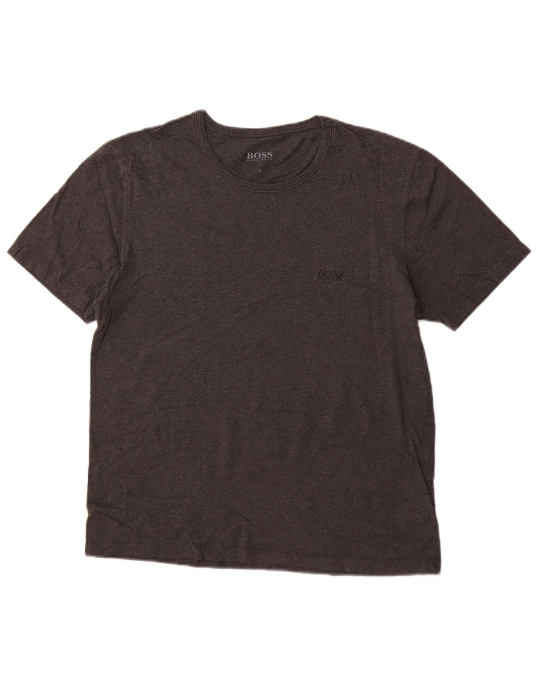 Женская футболка HUGO BOSS Top UK 16, большой серый хлопок