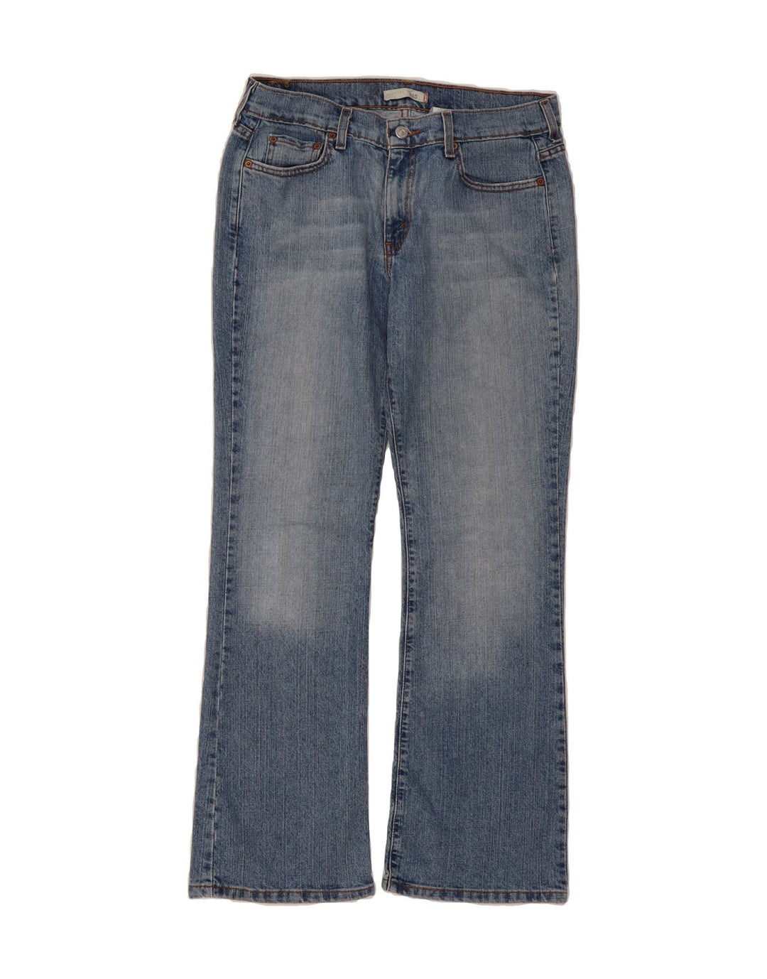 LEVI'S Womens 515 Bootcut Jeans US 10 Large W32 L31 Blue Cotton Vintage Levi's and Second-Hand Levi's from Messina Hembry 