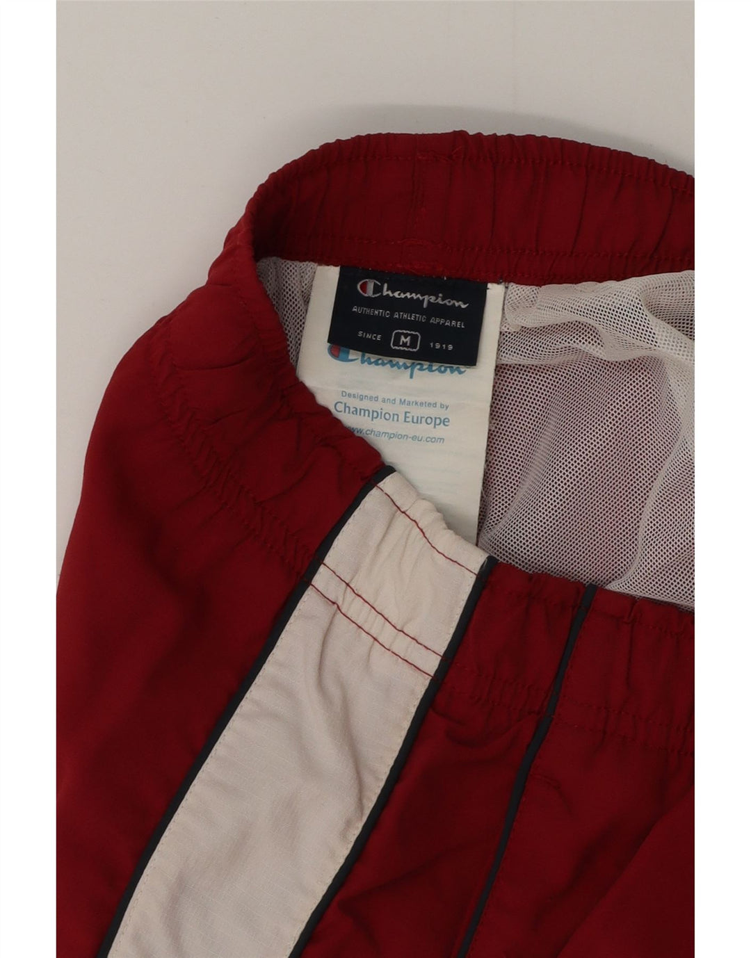 Мужские шорты для плавания Champion, средний бордовый, полиэстер с цветными блоками