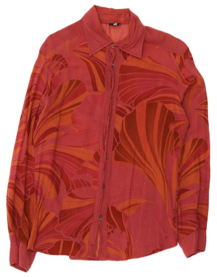 Мужская рубашка Dolce & Gabbana IT 48 Medium Red Floral