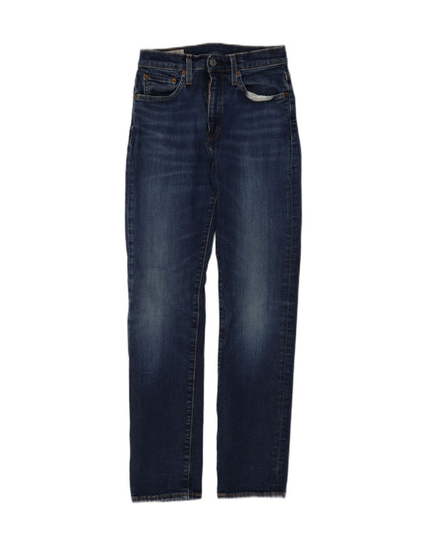 Мужские узкие джинсы Levi's W28 L32 синие, хлопок
