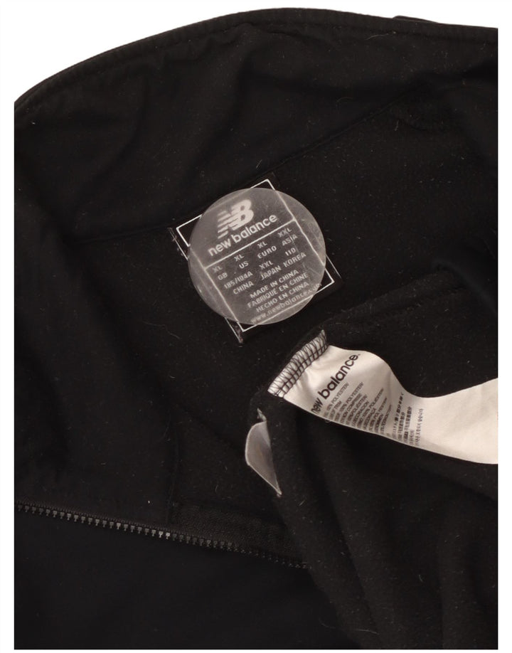 Мужской пуловер с воротником на молнии New Balance Liverpool, черный спортивный костюм Top XL