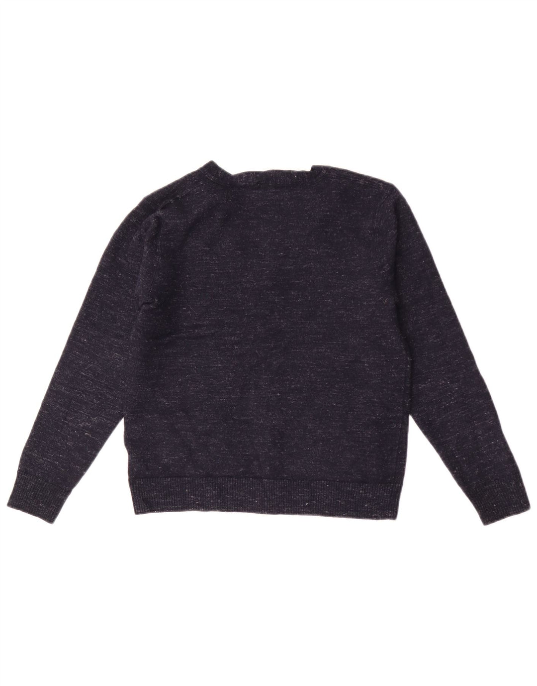 Мужской кардиган приталенного кроя J. Crew, средний темно-синий шерстяной свитер в крапинку