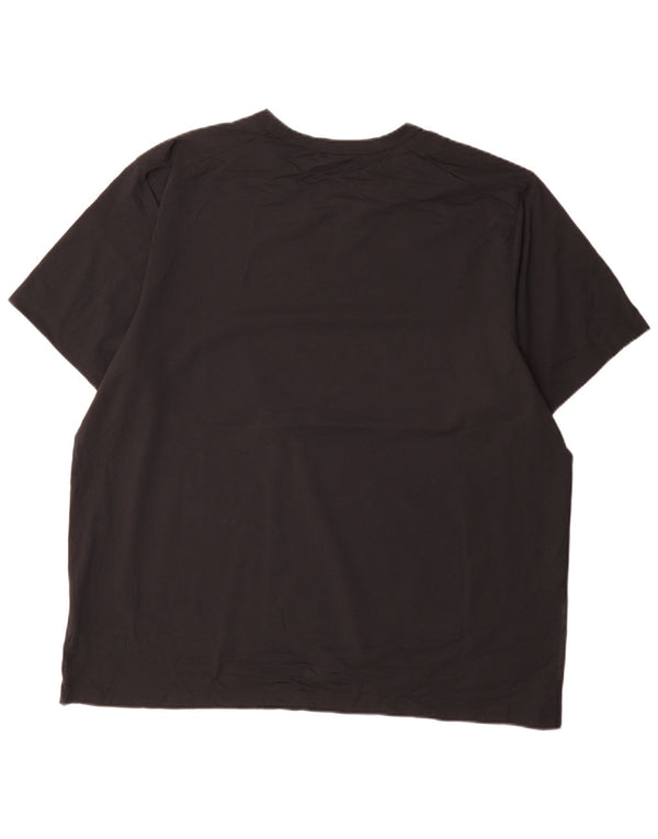 Мужская футболка Nike Dri Fit 2XL, черный полиэстер