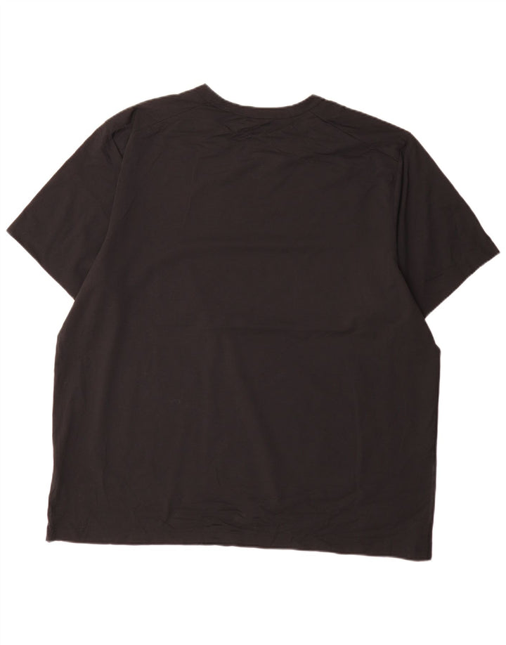 Мужская футболка Nike Dri Fit 2XL, черный полиэстер