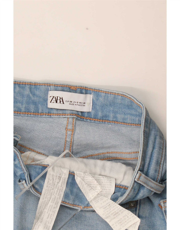 Женские джинсы Bootcut Zara EU 38, маленькие W28 L27, синие