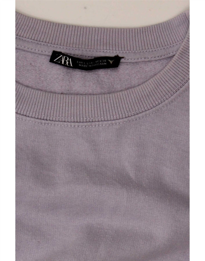 Женский свитер Zara UK 16, большой фиолетовый