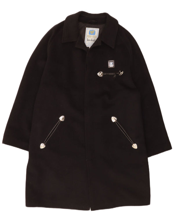Мужское пальто Piero Guidi UK 44 2XL, черное шерстяное