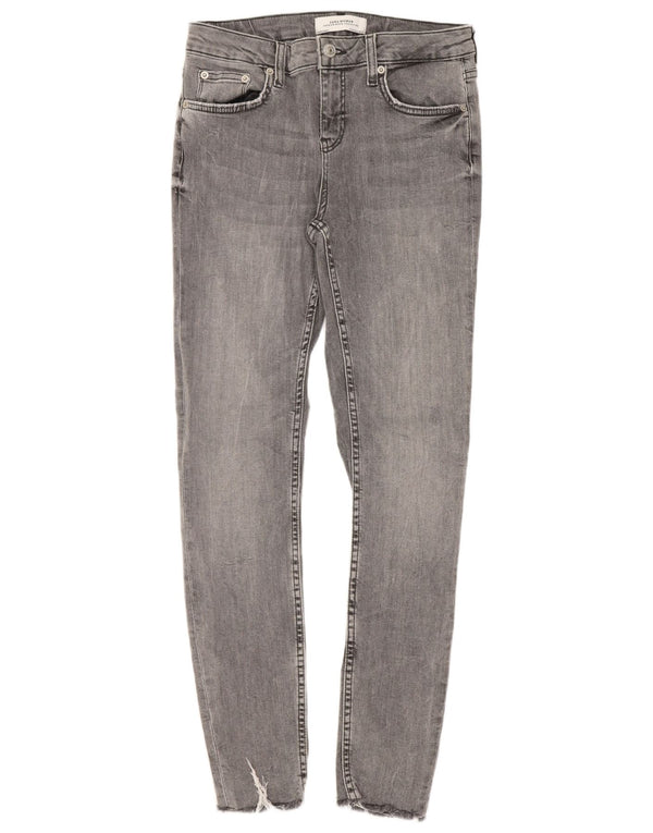 Zara Женские джинсы скинни EU 38 Small W28 L28 Серый хлопок