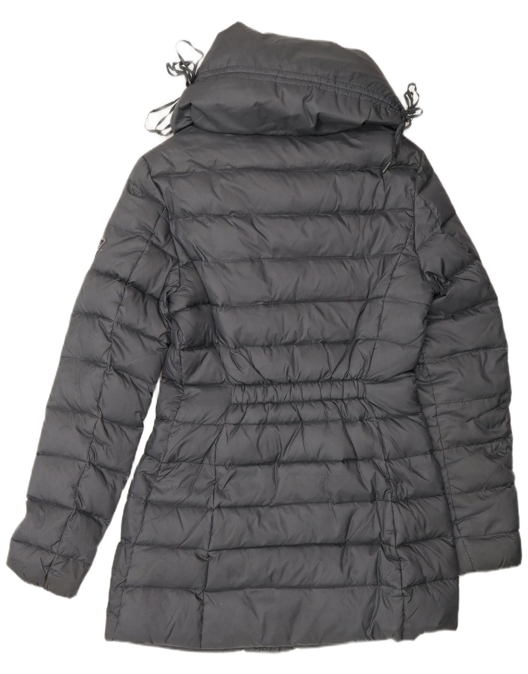 GUESS Женское стеганое пальто UK 6 XS Серый Полиэстер