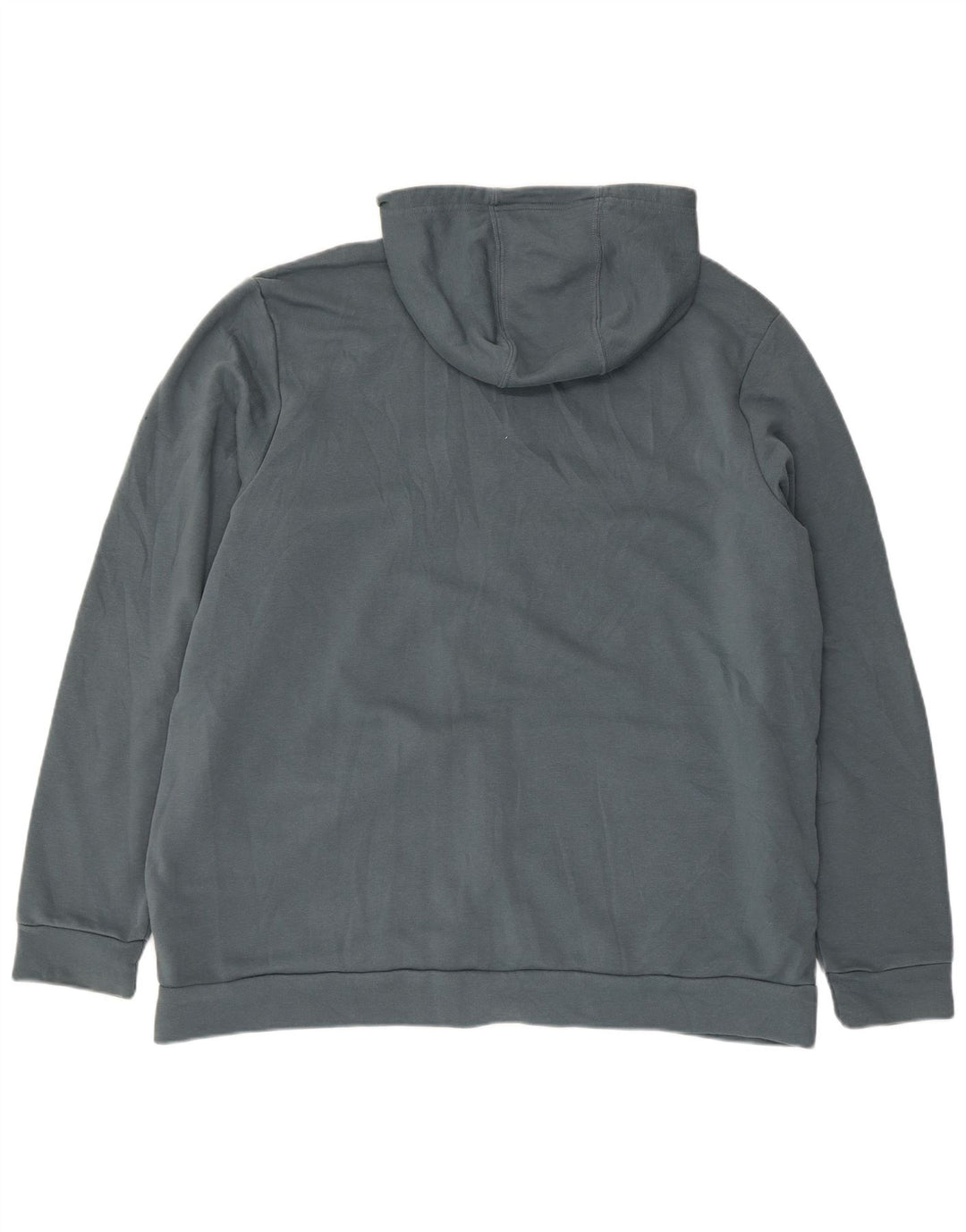 Мужской свитер с капюшоном и молнией с графическим рисунком ADIDAS 2XL, синий хлопок