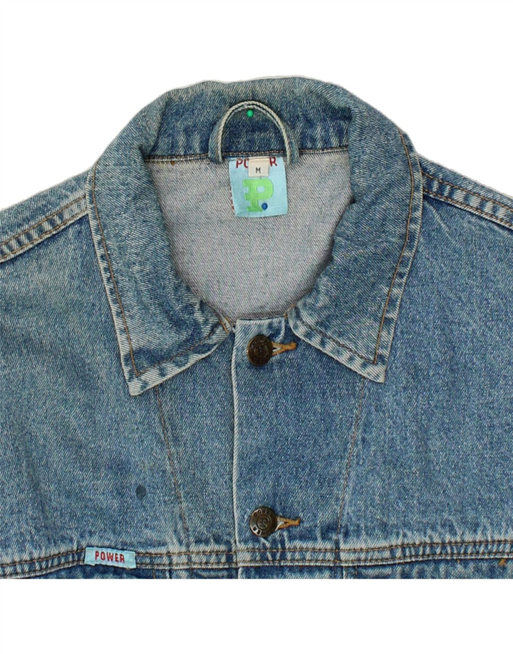 VINTAGE Mens Denim Jacket UK 38 Medium Blue Cotton Vintage Vintage and Second-Hand Vintage from Messina Hembry 