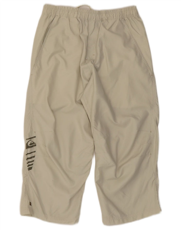 Мужские спортивные брюки-капри Quiksilver, маленькие бежевые из полиэстера