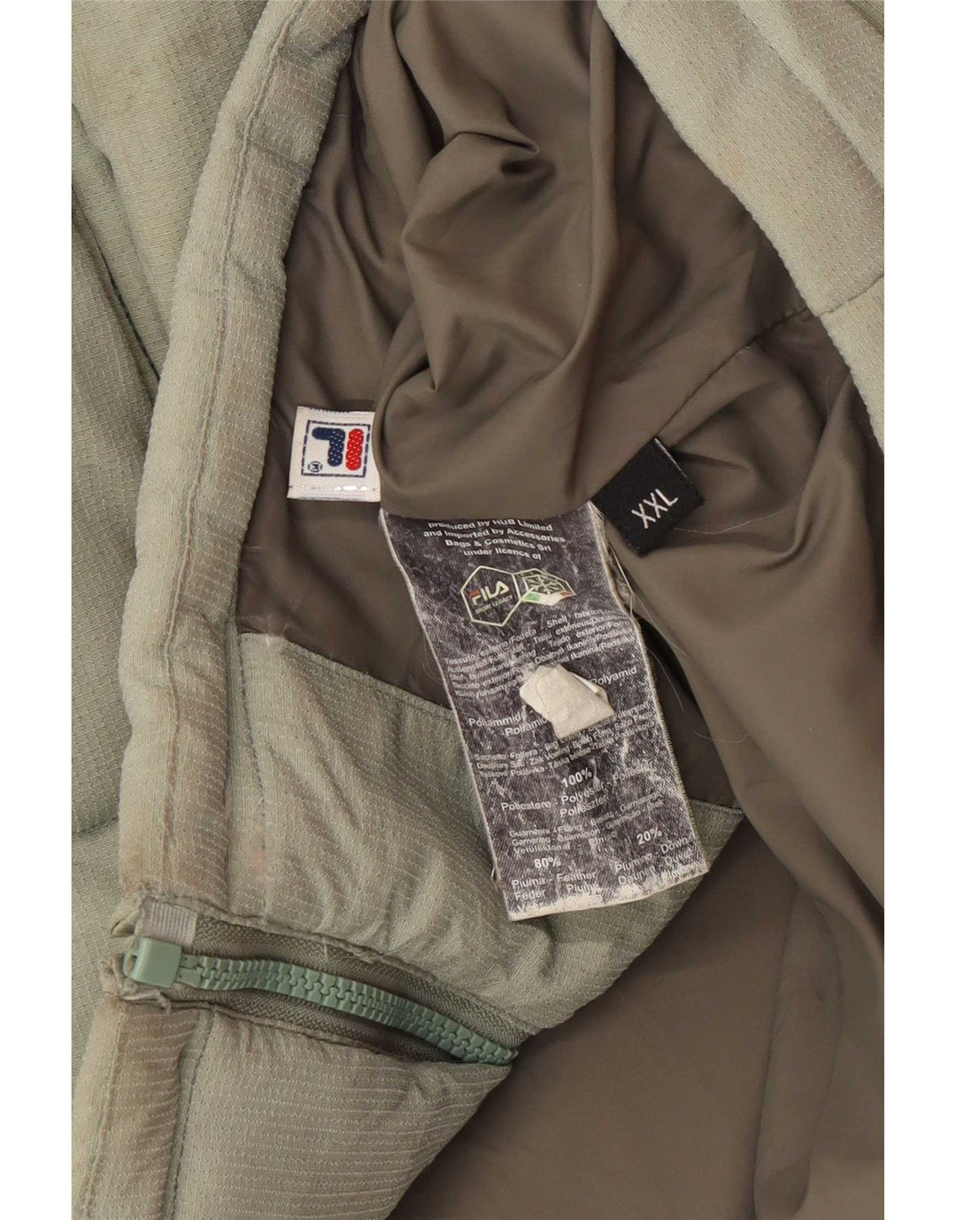 Мужская стеганая куртка The North Face UK 44 2XL Зеленый полиамид