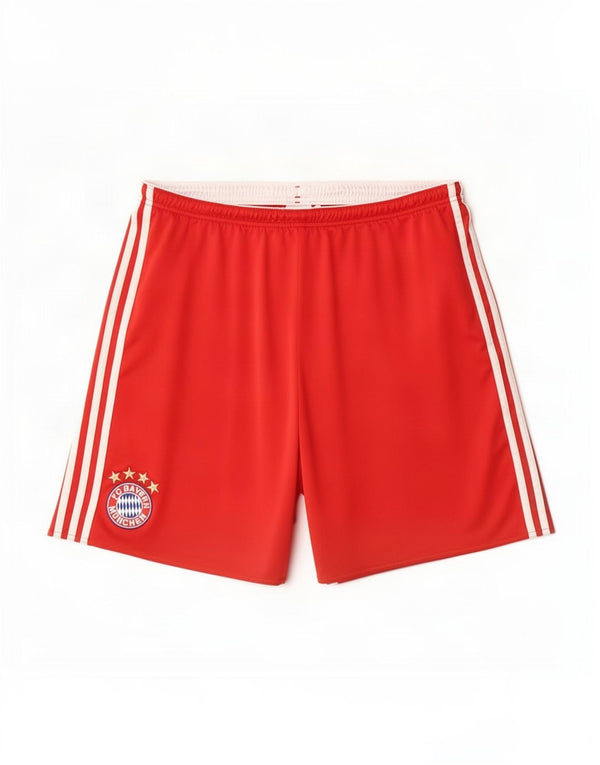 Мужские спортивные шорты Adidas FC Bayern Munchen XL, красный полиэстер с цветными блоками