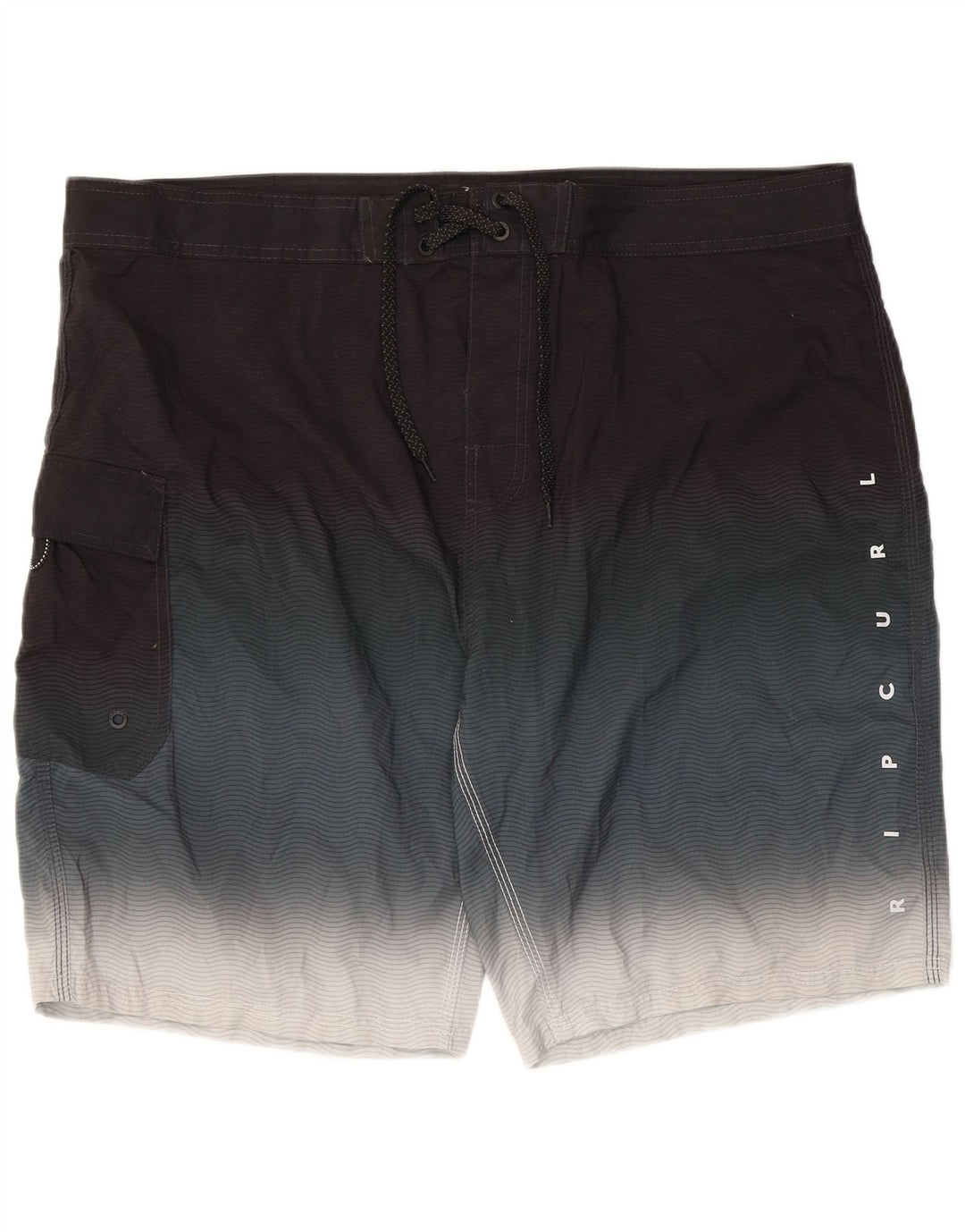 Мужские шорты для плавания Rip Curl XL, черный полиэстер с цветными блоками