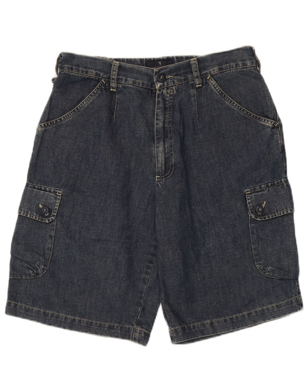 Trussardi Мужские джинсовые шорты карго IT 48 Medium W30 Синие, хлопок