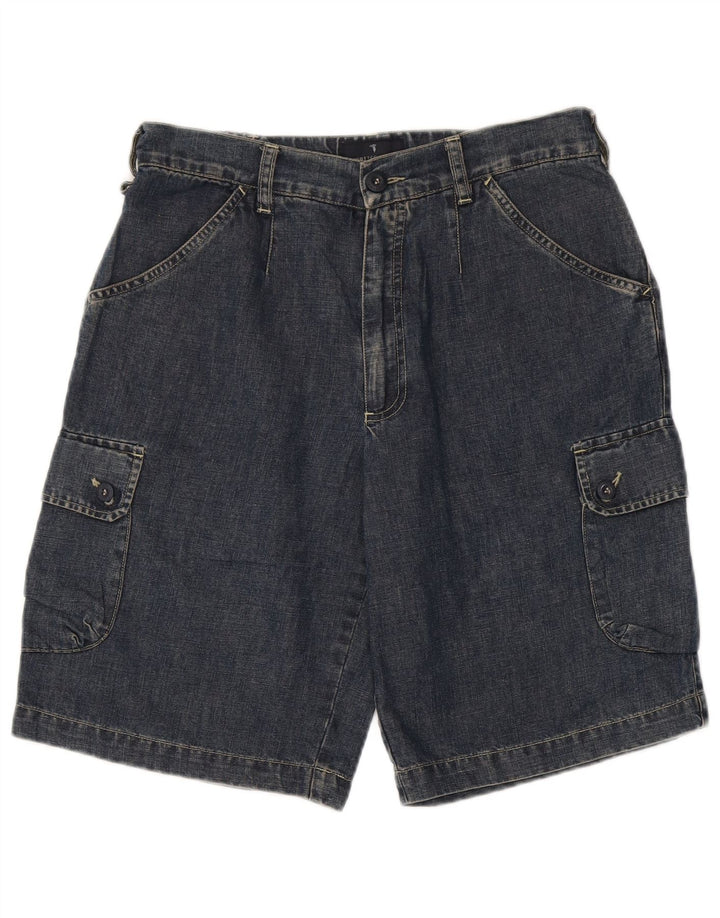 Trussardi Мужские джинсовые шорты карго IT 48 Medium W30 Синие, хлопок